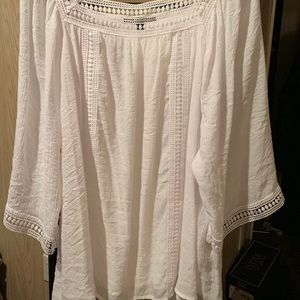 Zac & Rachel White Gauze shirt